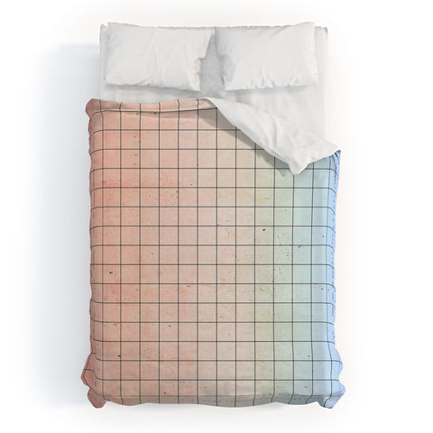 Emanuela Carratoni Serenity and Quartz Geometry Duvet Cover