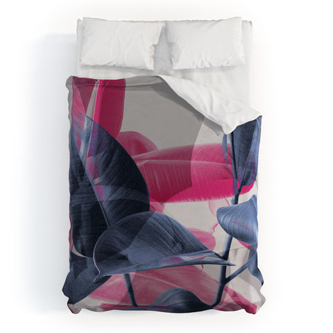 Emanuela Carratoni Shadow Leaves Duvet Cover