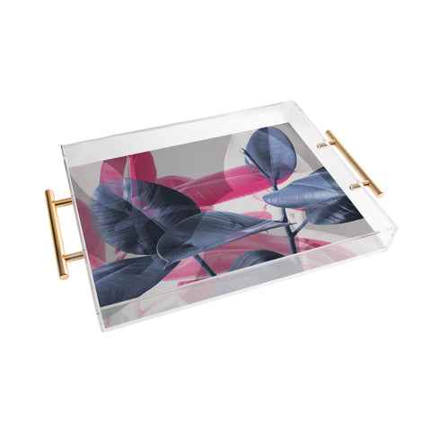 Emanuela Carratoni Shadow Leaves Acrylic Tray