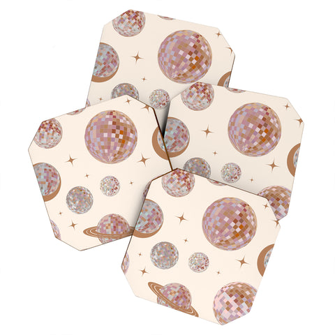 Emanuela Carratoni Space Disco Balls Coaster Set