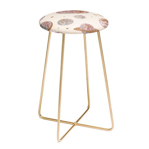 Emanuela Carratoni Space Disco Balls Counter Stool