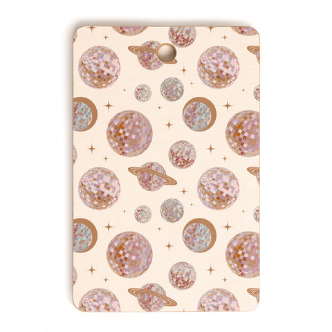 Emanuela Carratoni Space Disco Balls Cutting Board Rectangle