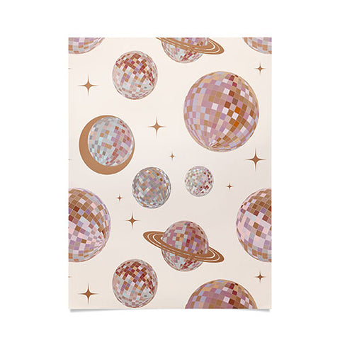 Emanuela Carratoni Space Disco Balls Poster