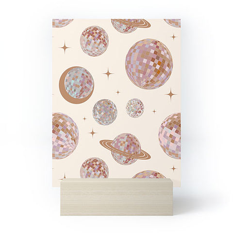 Emanuela Carratoni Space Disco Balls Mini Art Print