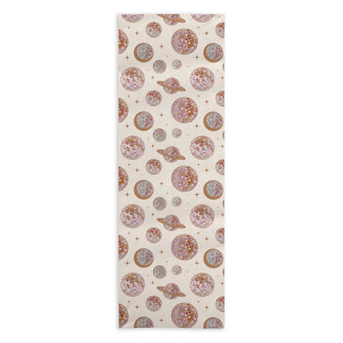 Emanuela Carratoni Space Disco Balls Yoga Towel