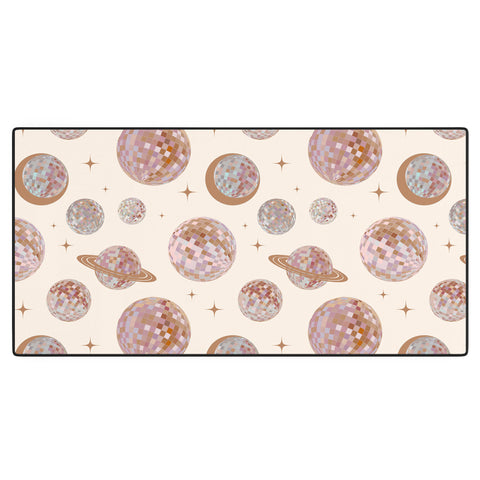 Emanuela Carratoni Space Disco Balls Desk Mat