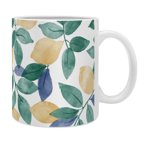 Emanuela Carratoni Spring Lemons Coffee Mug