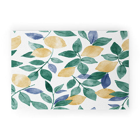 Emanuela Carratoni Spring Lemons Welcome Mat