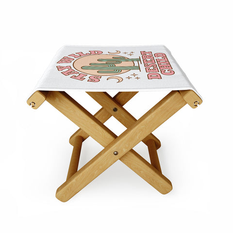 Emanuela Carratoni Stay Wild Desert Child Folding Stool