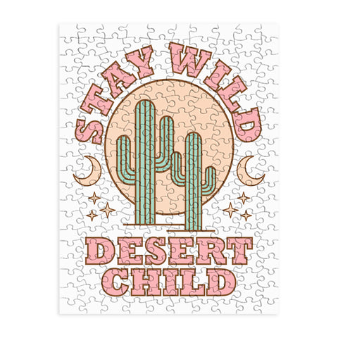 Emanuela Carratoni Stay Wild Desert Child Puzzle