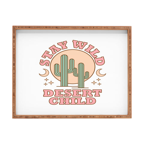 Emanuela Carratoni Stay Wild Desert Child Rectangular Tray