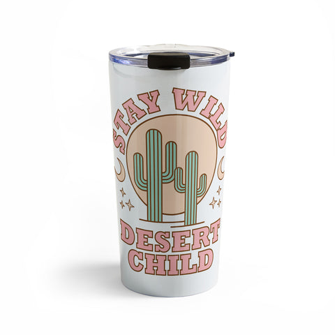 Emanuela Carratoni Stay Wild Desert Child Travel Mug