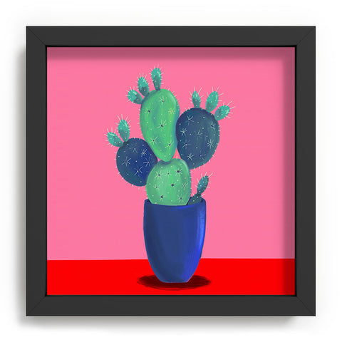 Emanuela Carratoni Summer Cactus Recessed Framing Square