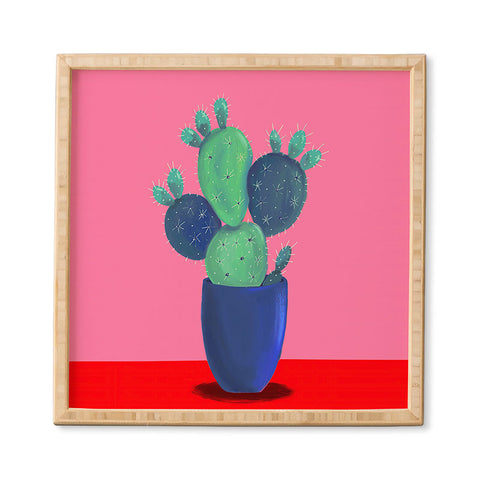 Emanuela Carratoni Summer Cactus Framed Wall Art