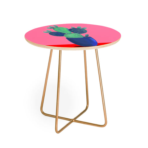 Emanuela Carratoni Summer Cactus Round Side Table