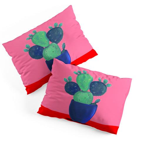 Emanuela Carratoni Summer Cactus Pillow Shams