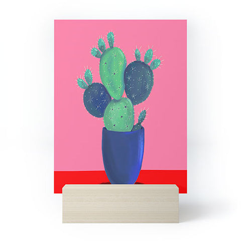 Emanuela Carratoni Summer Cactus Mini Art Print