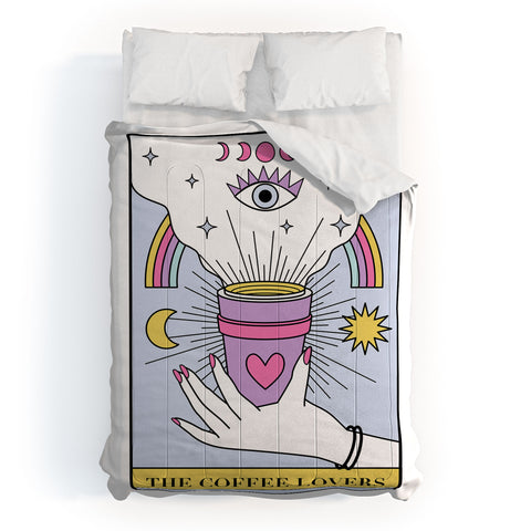 Emanuela Carratoni The Coffee Lovers Tarot Comforter