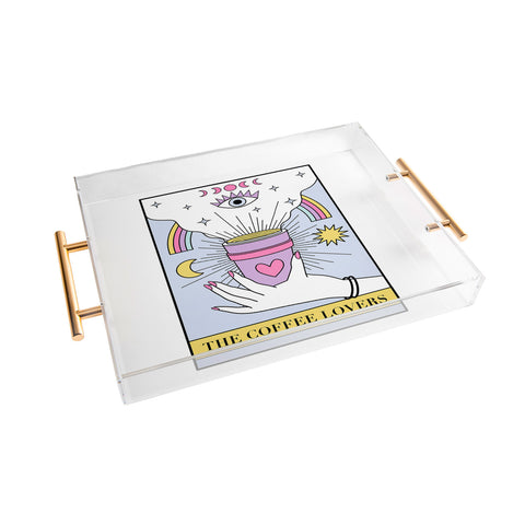 Emanuela Carratoni The Coffee Lovers Tarot Acrylic Tray