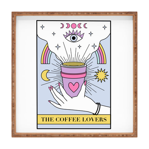 Emanuela Carratoni The Coffee Lovers Tarot Square Tray