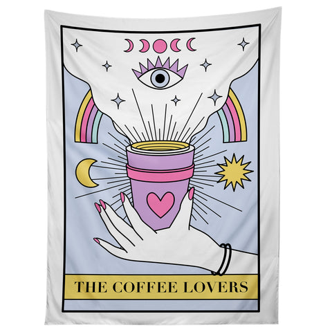 Emanuela Carratoni The Coffee Lovers Tarot Tapestry
