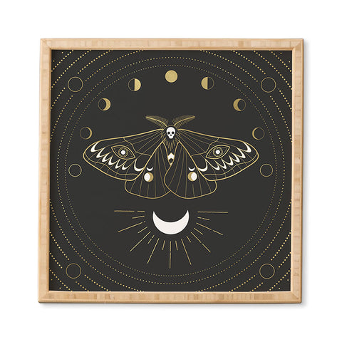 Emanuela Carratoni The Moon Moth Framed Wall Art