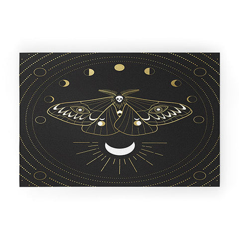Emanuela Carratoni The Moon Moth Welcome Mat