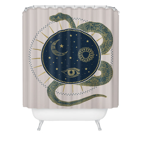 Emanuela Carratoni The Rebirth Shower Curtain