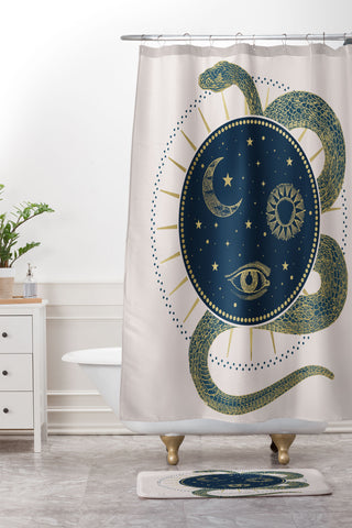 Emanuela Carratoni The Rebirth Shower Curtain And Mat