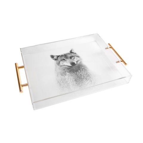 Emanuela Carratoni The Wolf and the Forest Acrylic Tray