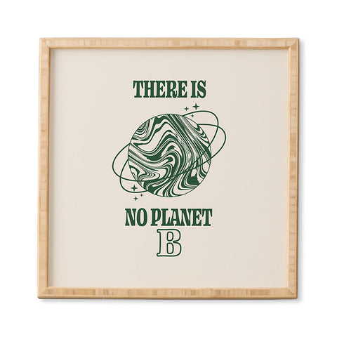 Emanuela Carratoni There is no Planet B Framed Wall Art