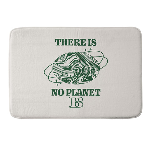 Emanuela Carratoni There is no Planet B Memory Foam Bath Mat