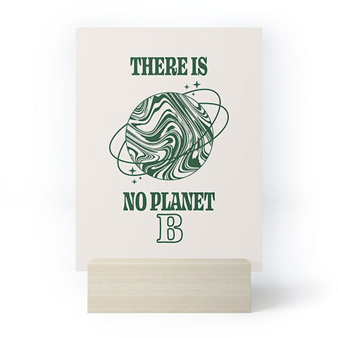 Emanuela Carratoni There is no Planet B Mini Art Print