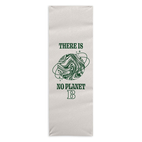 Emanuela Carratoni There is no Planet B Yoga Towel