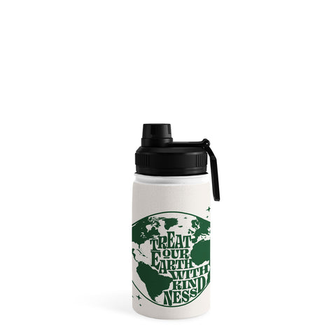 Emanuela Carratoni Treat our Earth with Kindness Water Bottle