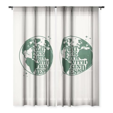 Emanuela Carratoni Treat our Earth with Kindness Sheer Non Repeat