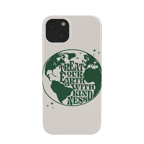 Emanuela Carratoni Treat our Earth with Kindness Phone Case