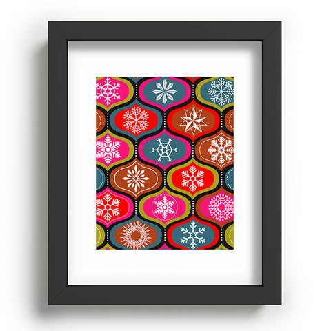Emanuela Carratoni Vintage Christmas Geometry Recessed Framing Rectangle