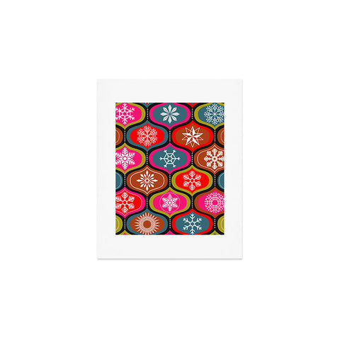 Emanuela Carratoni Vintage Christmas Geometry Art Print