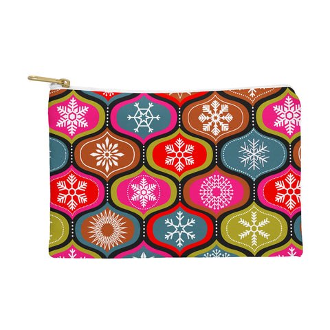 Emanuela Carratoni Vintage Christmas Geometry Pouch