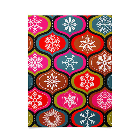 Emanuela Carratoni Vintage Christmas Geometry Poster