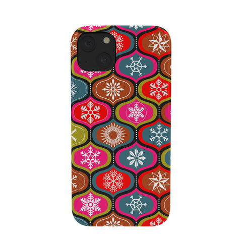 Emanuela Carratoni Vintage Christmas Geometry Phone Case