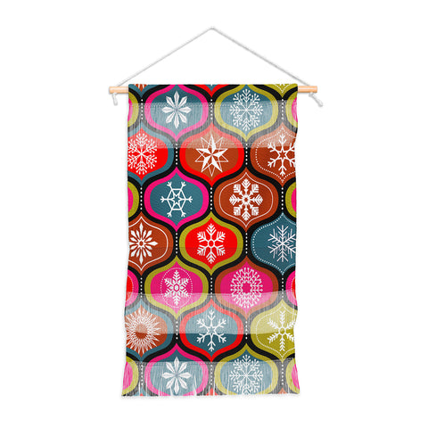 Emanuela Carratoni Vintage Christmas Geometry Wall Hanging Portrait