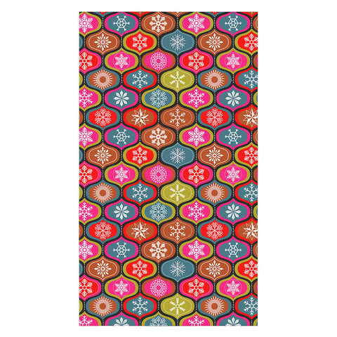 Emanuela Carratoni Vintage Christmas Geometry Tablecloth