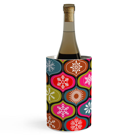 Emanuela Carratoni Vintage Christmas Geometry Wine Chiller
