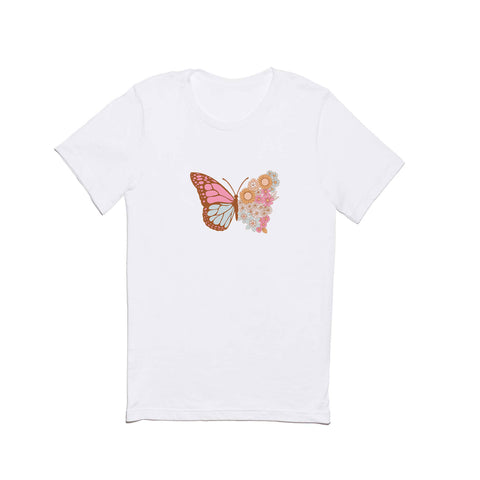 Emanuela Carratoni Vintage Floral Butterfly Classic T-shirt