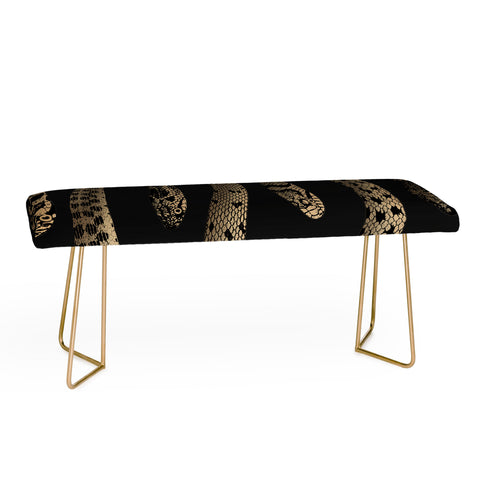 Emanuela Carratoni Vintage Golden Snakes Bench