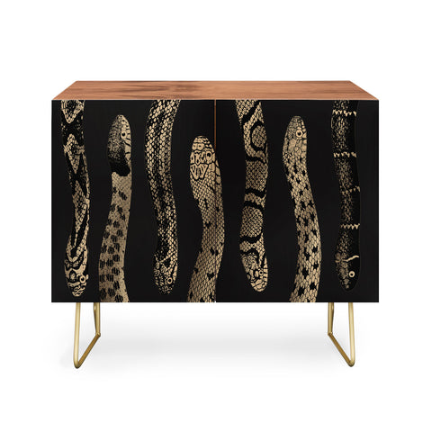 Emanuela Carratoni Vintage Golden Snakes Credenza