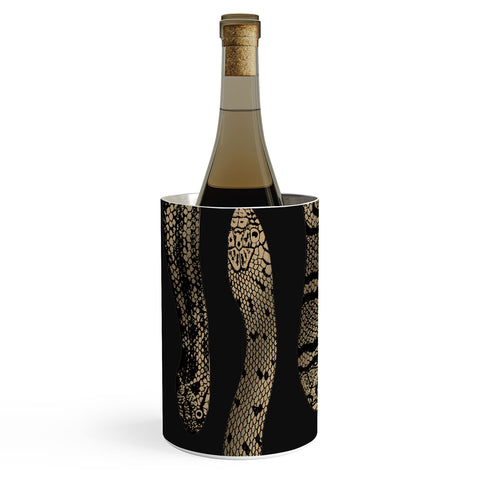 Emanuela Carratoni Vintage Golden Snakes Wine Chiller