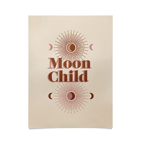 Emanuela Carratoni Vintage Moon Child Poster
